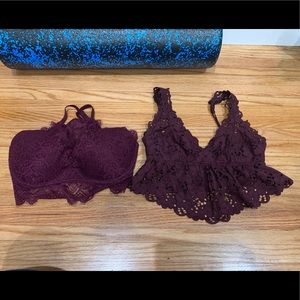 “Babe in Burgundy” Bra Bundle by Aerie and VS!